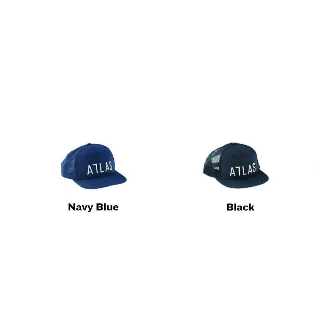 Atlas High Crown Hat Navy Blue